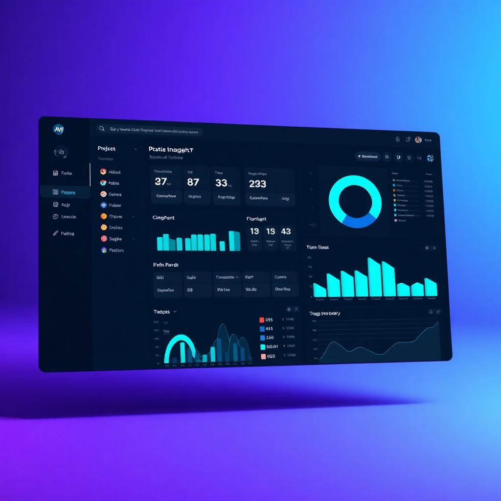 Modern Next.js admin dashboard UI mockup